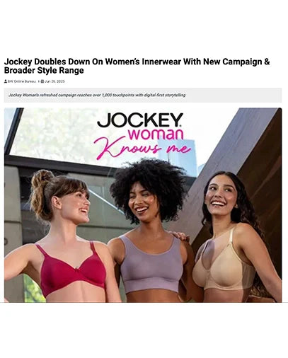 Jockey Doubles Down On Women’s Innerwear With New Campaign & Broader Style Range